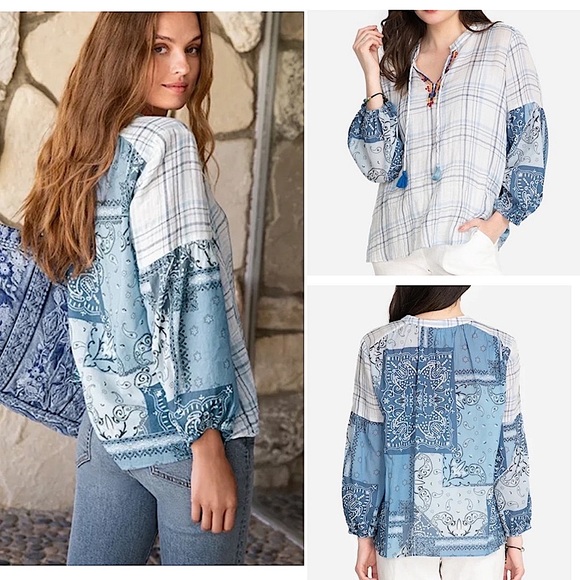 NWT Johnny Was Effortless Peasant Blouse - Picture 2 of 8